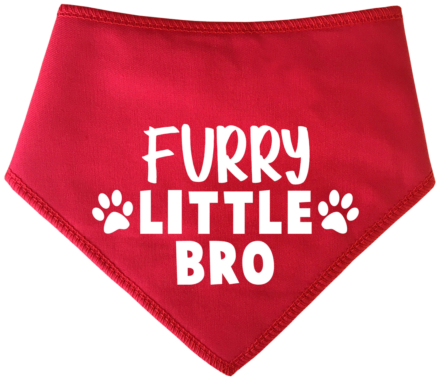 Furry Little Bro Dog Bandana