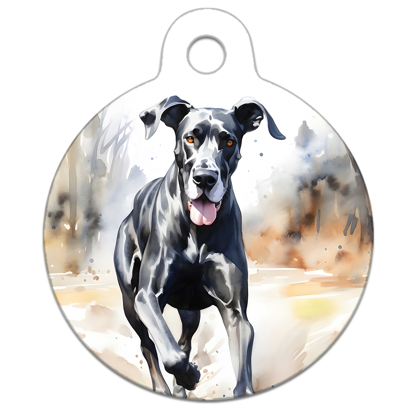 Woodland Running Dog Tag