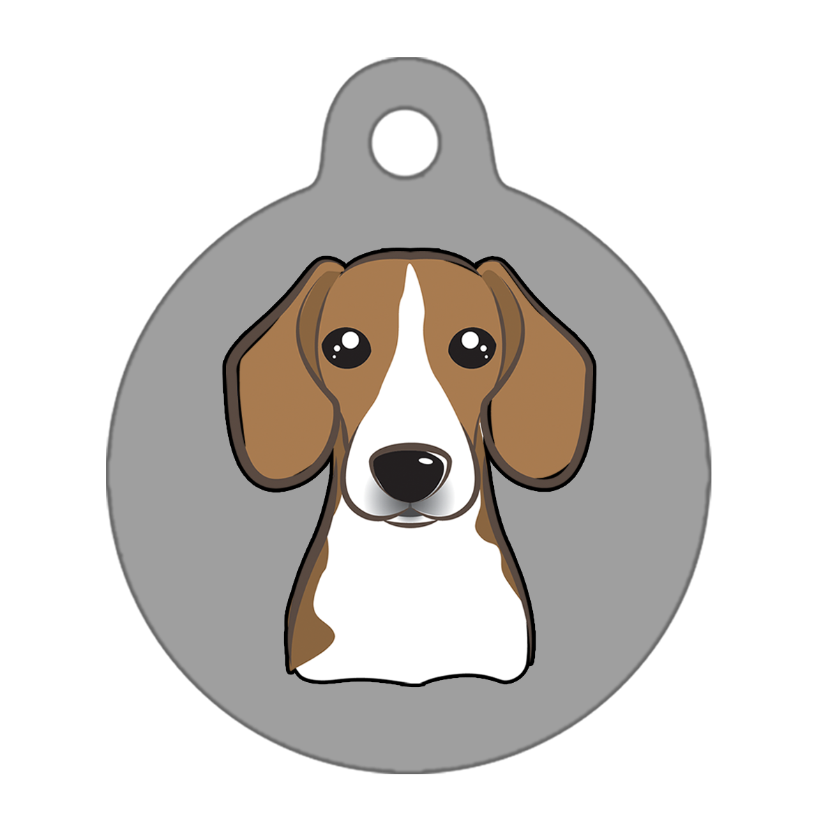 31mm Diameter Medium Size - Beagle Dog