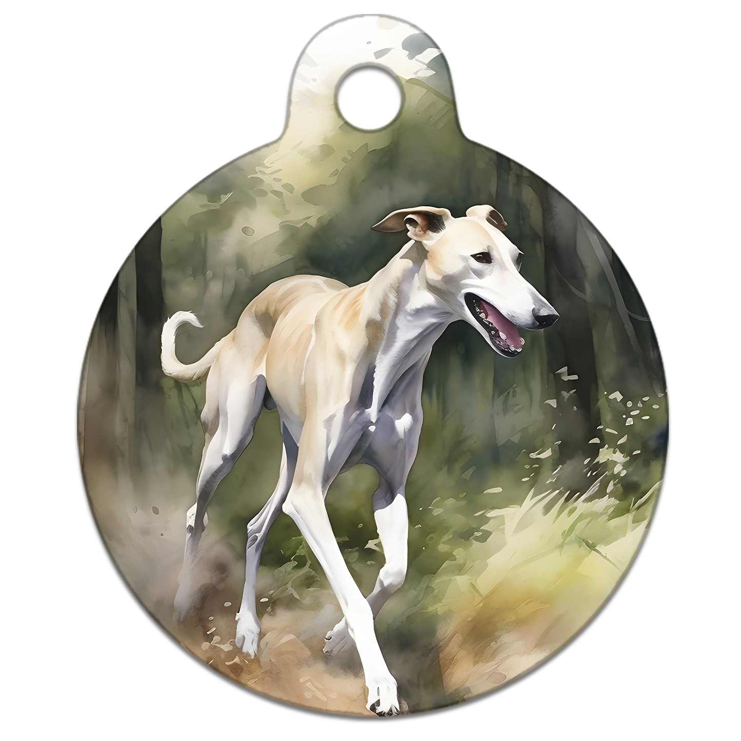 Woodland Running Dog Tag