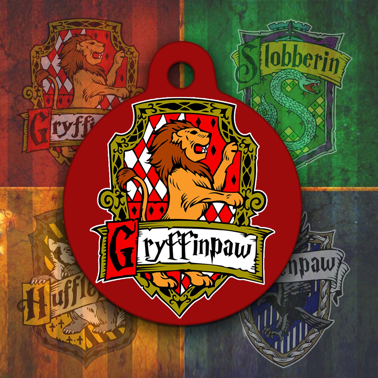 Dogwarts Student - Gryffinpaw - Pet ID Tag