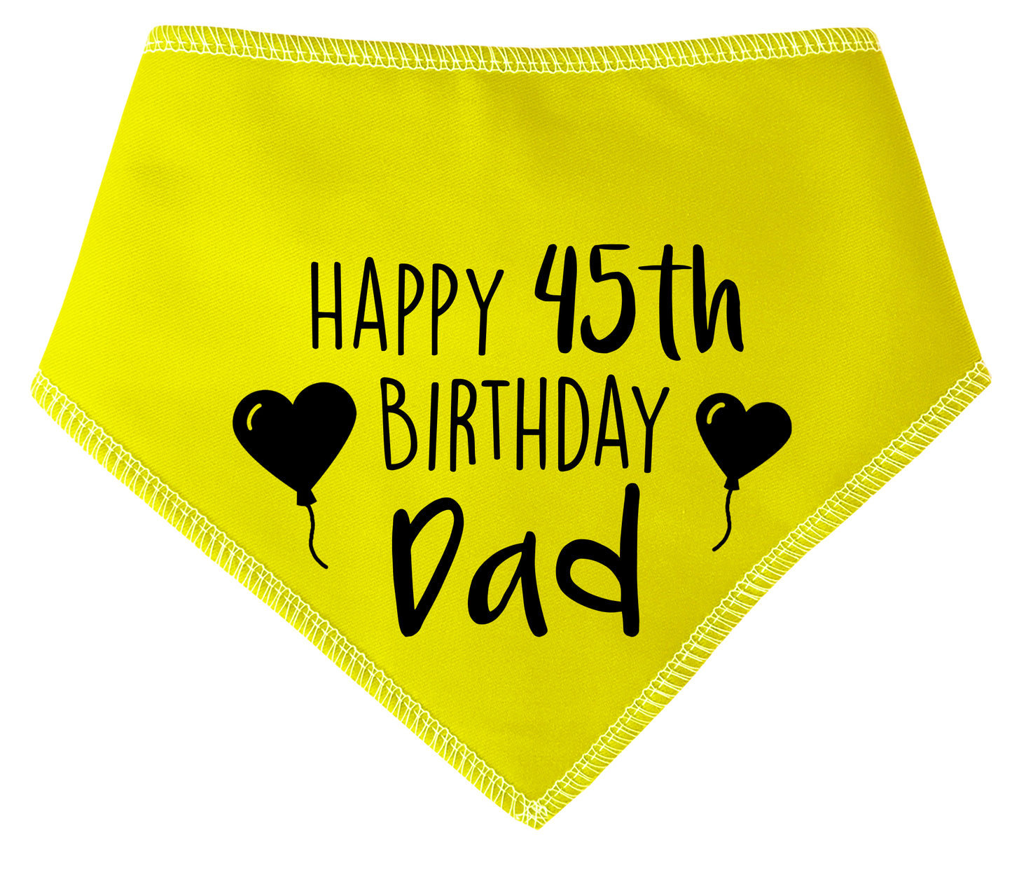 Happy Birthday Dad With Any Age Dog Bandana