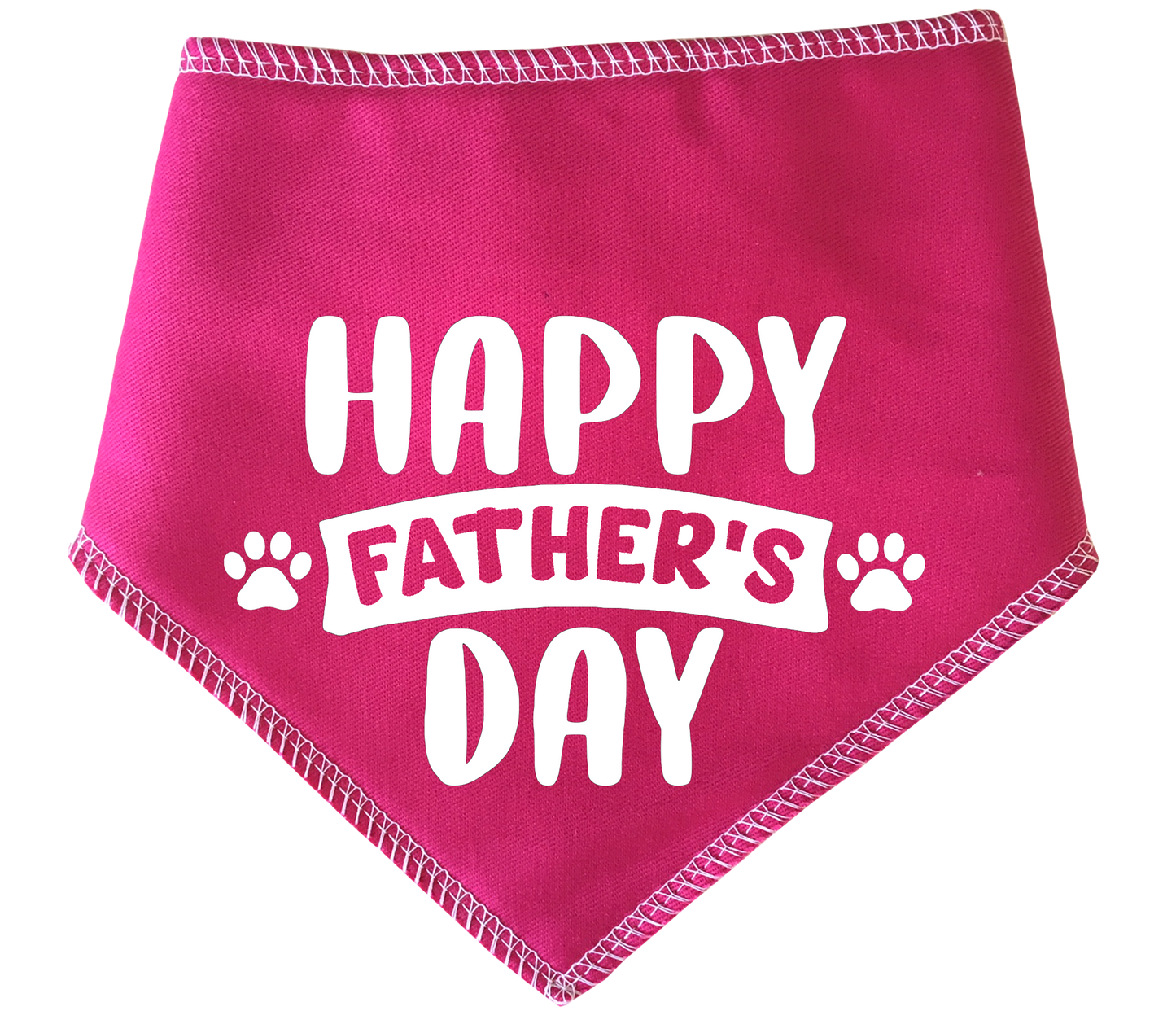 Happy Father's Day Banner Dog Bandana