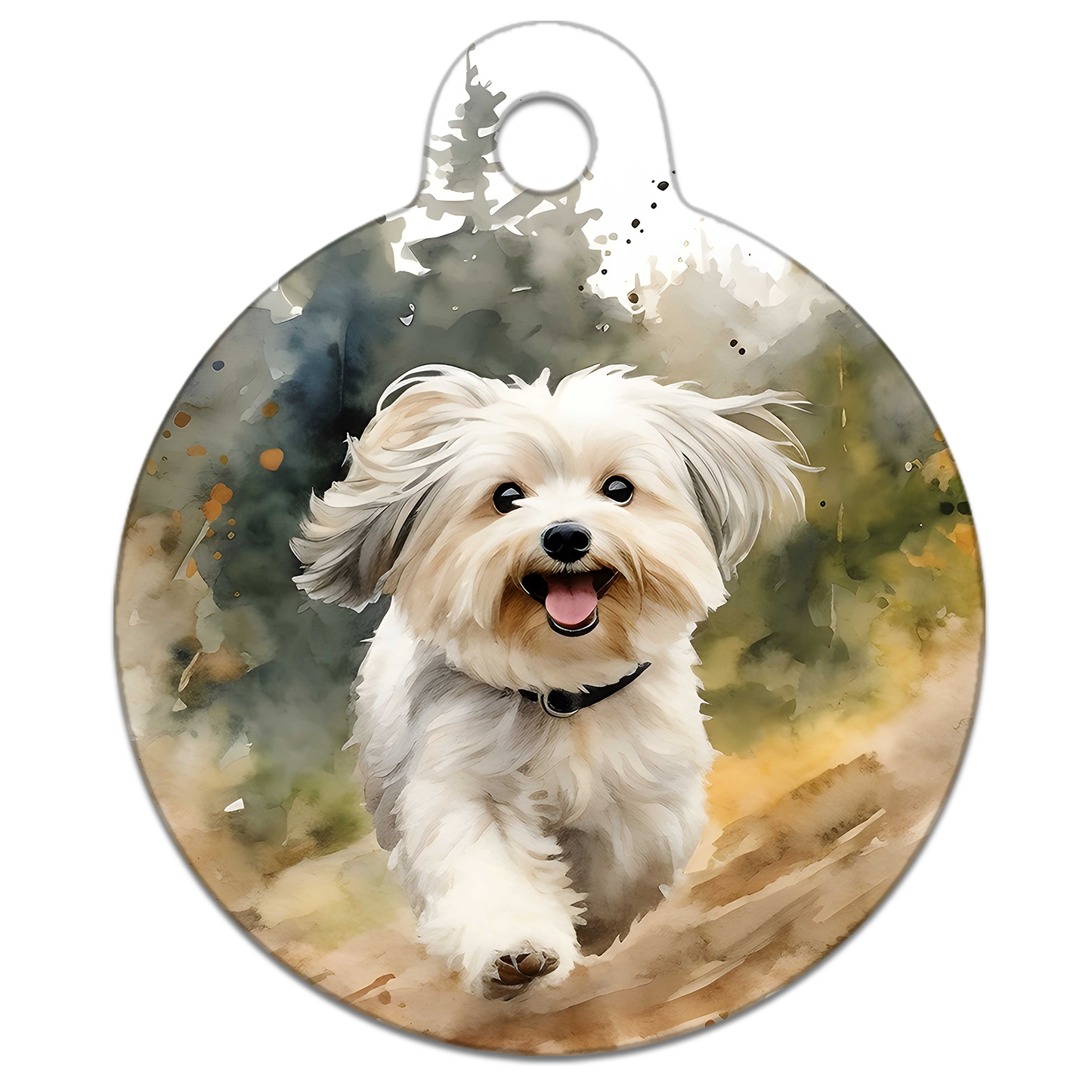 Woodland Running Dog Tag