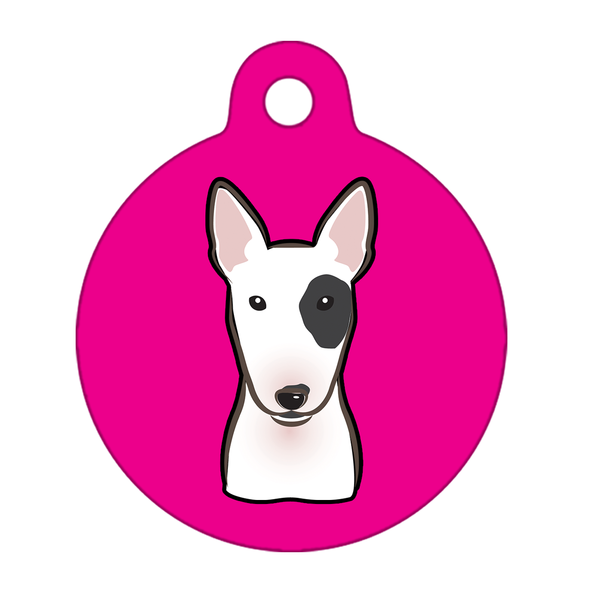 31mm Diameter Medium Size - Bull Terrier Dog