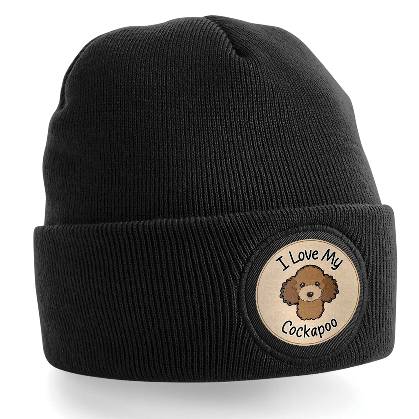 I Love My Cockapoo Beanie
