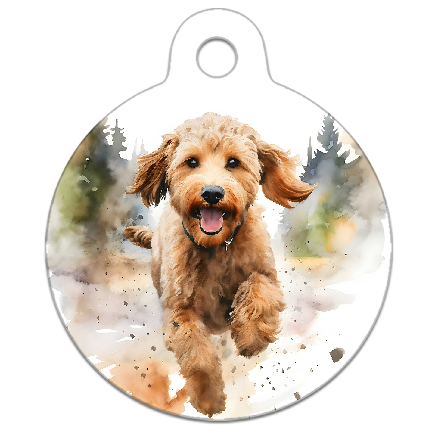 Woodland Running Dog Tag