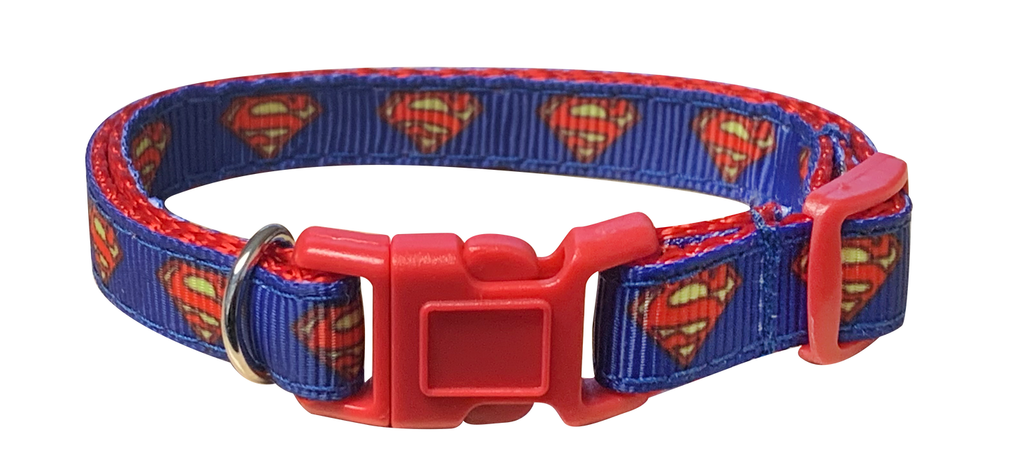 Supercat Superman Cat Collar