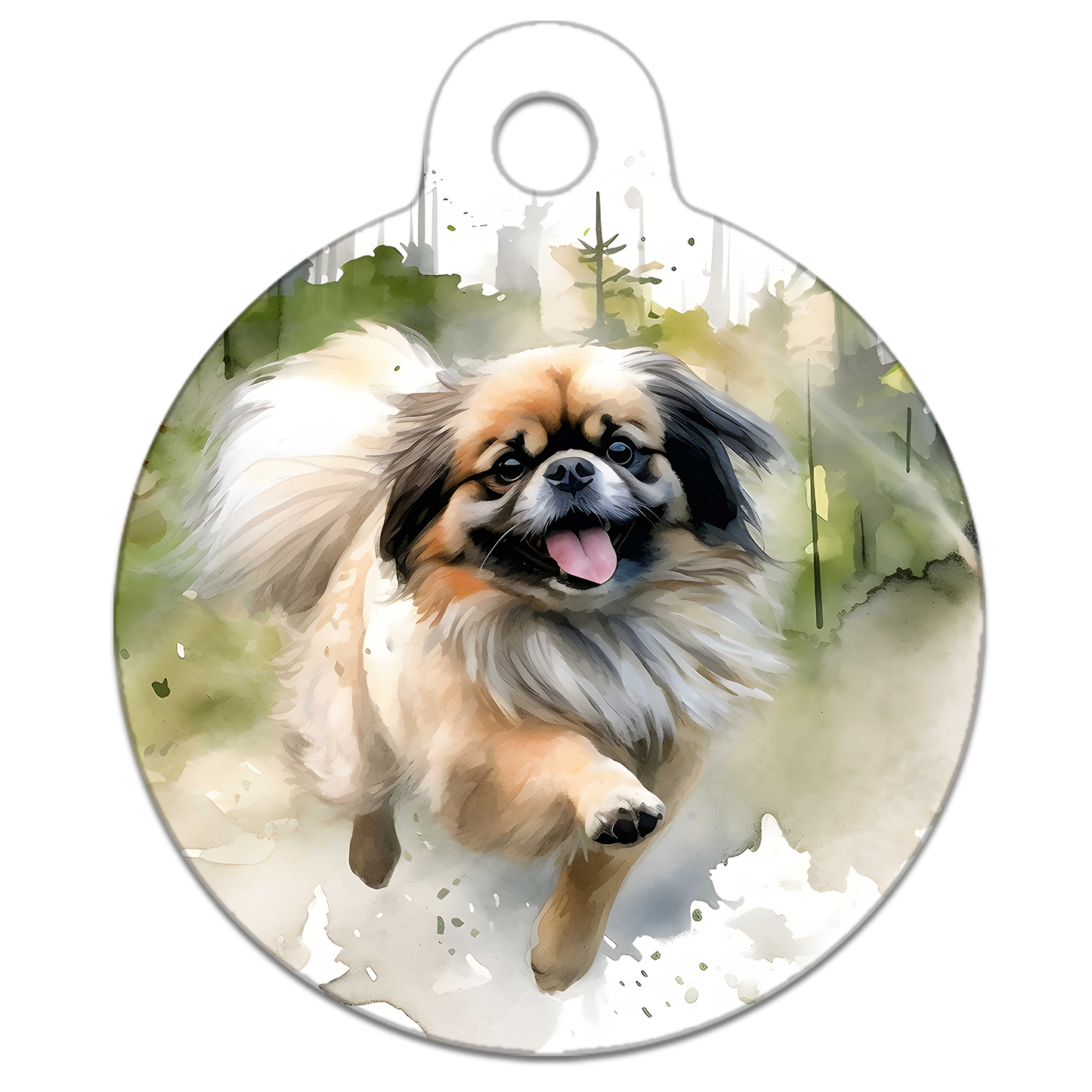 Woodland Running Dog Tag