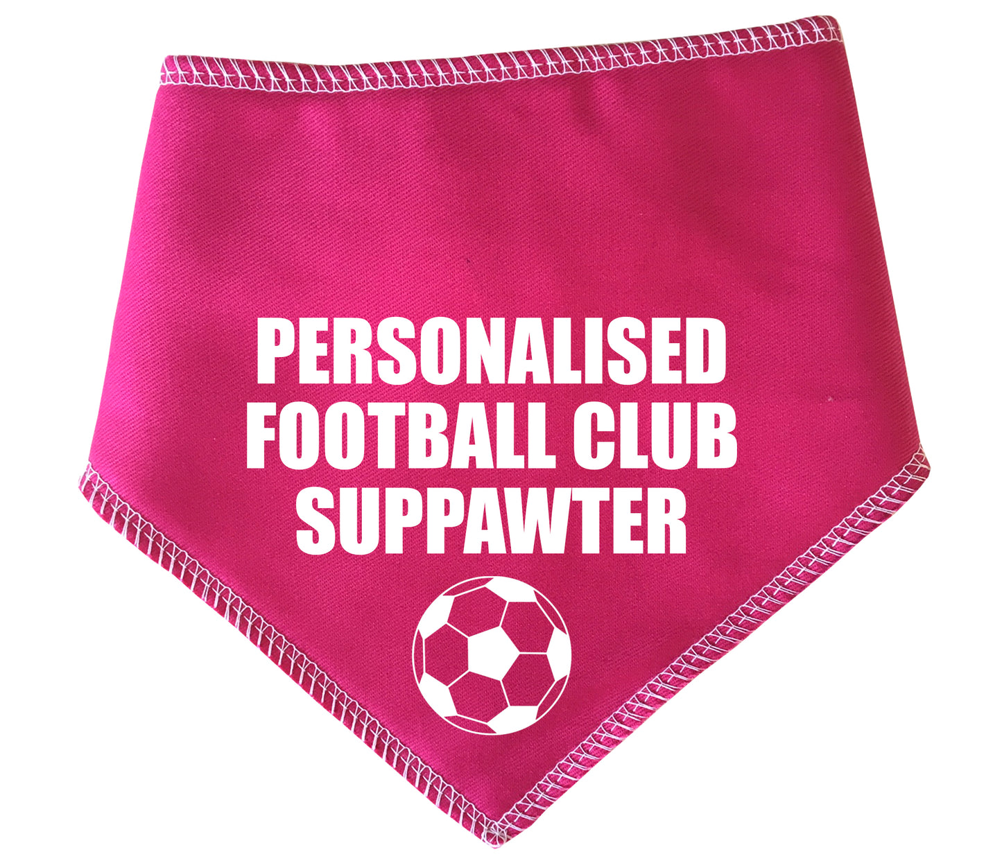 Pink Any Team Football Suppawter Dog Bandana