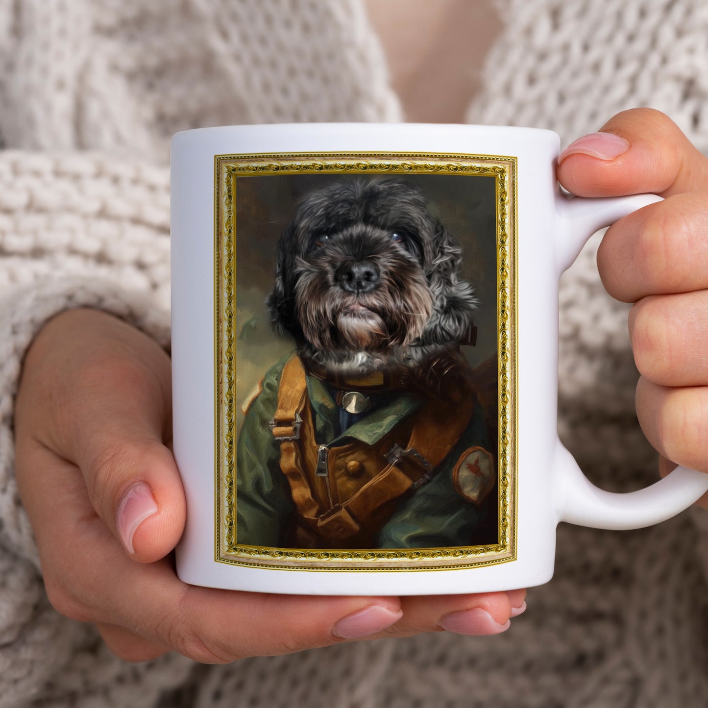Pilot Personalised Pet Portrait Mug - Add Your Own Photo
