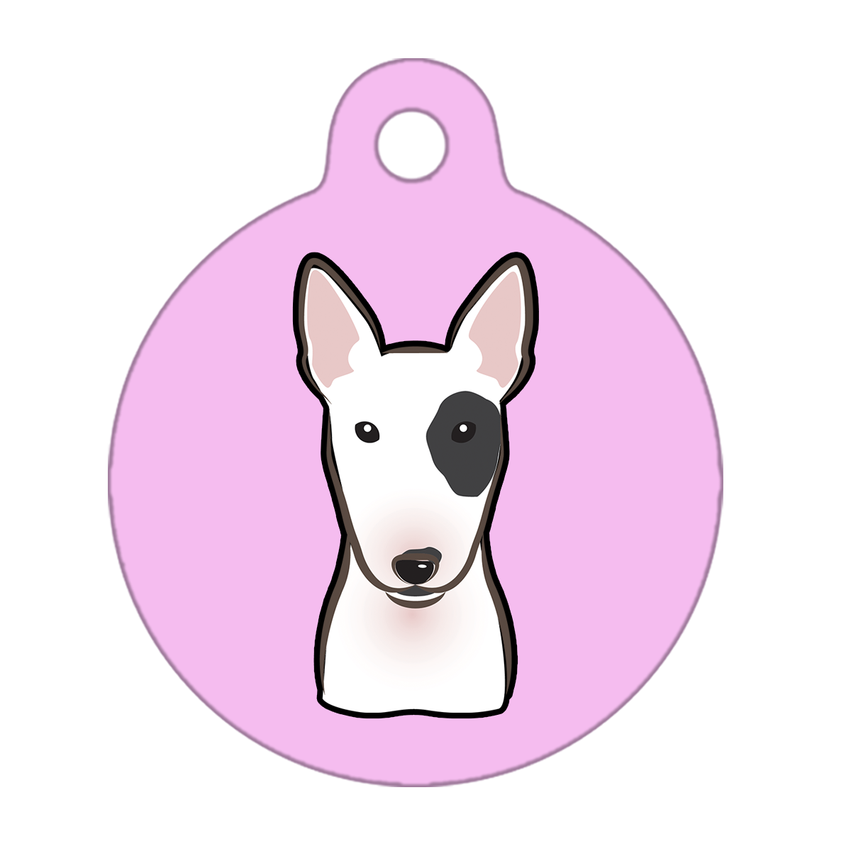 38mm Diameter Large Size - Bull Terrier Dog