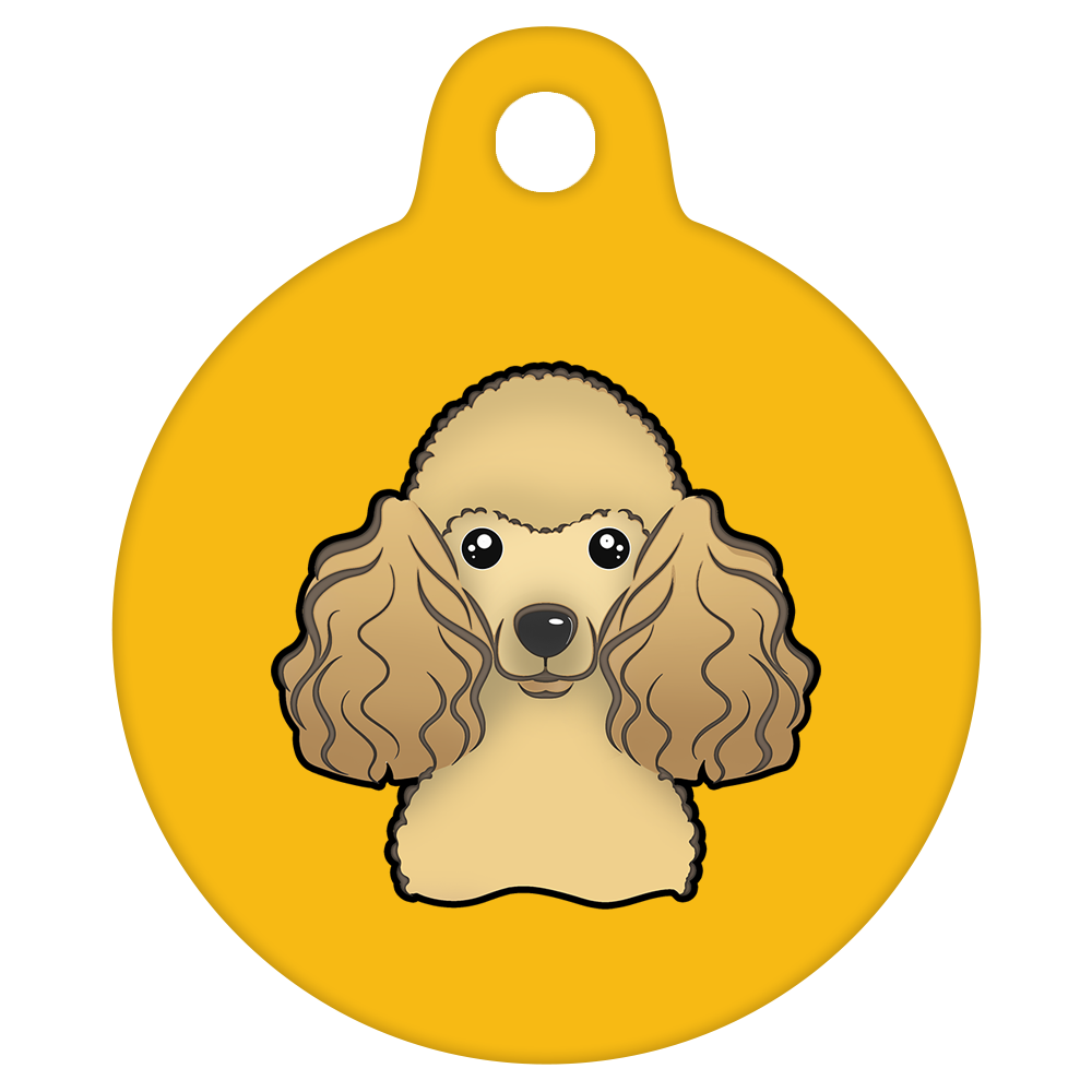 38mm Diameter Large Size - Poodle Design