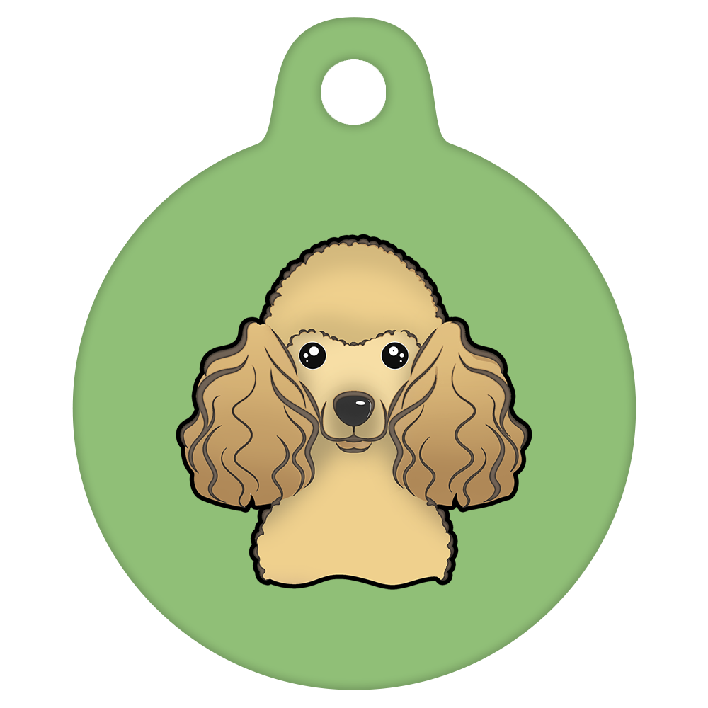 38mm Diameter Large Size - Poodle Design