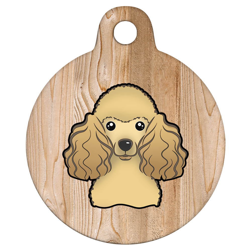 19mm Diameter Tiny Size - Poodle Design