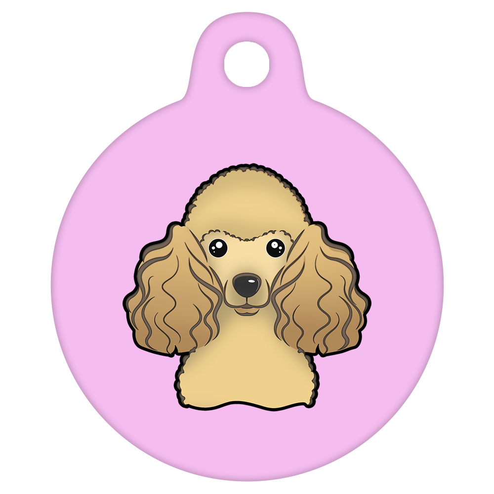 38mm Diameter Large Size - Poodle Design