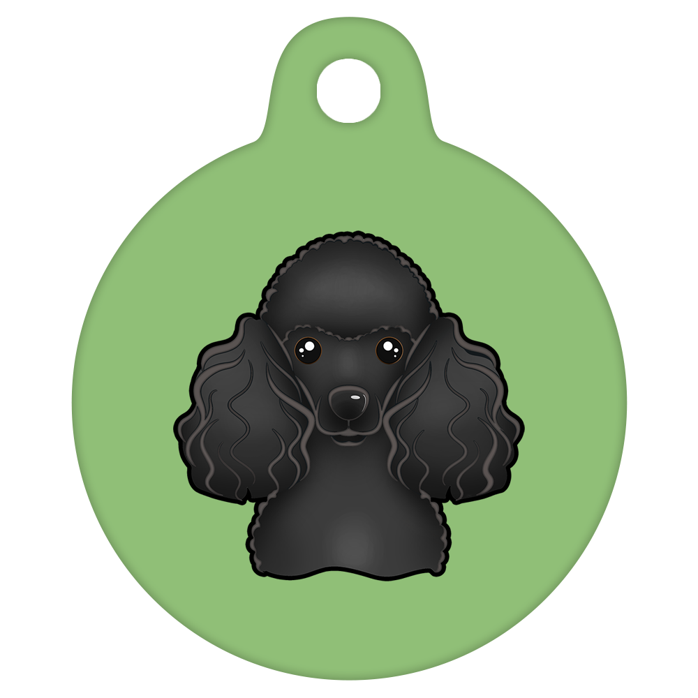 38mm Diameter Large Size - Poodle Design