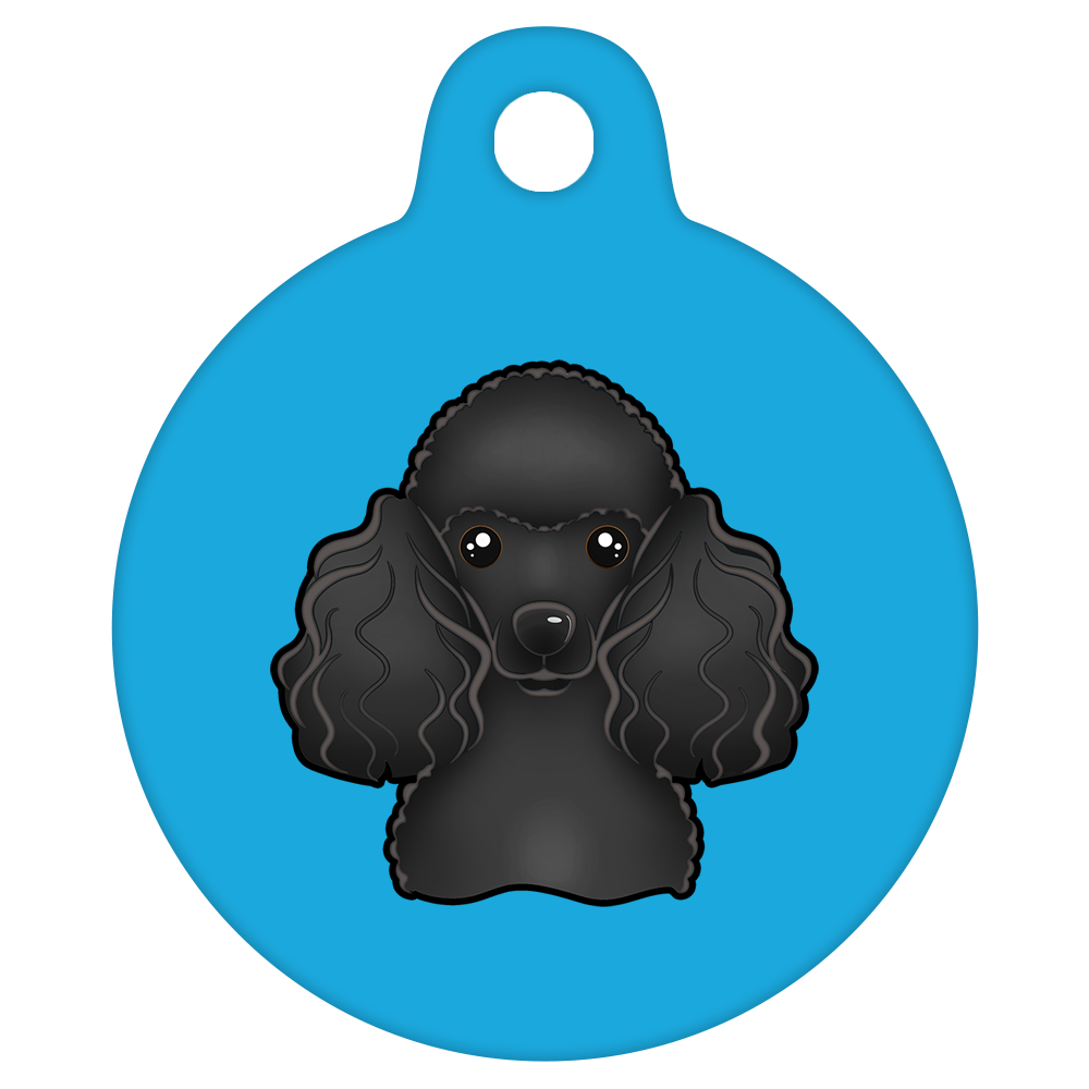 38mm Diameter Large Size - Poodle Design