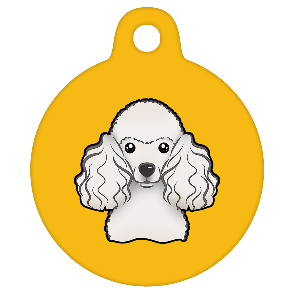 38mm Diameter Large Size - Poodle Design