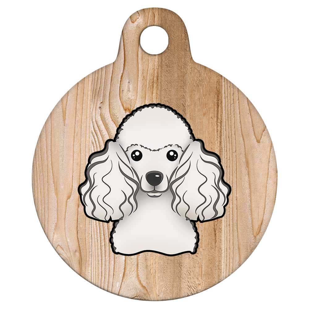 38mm Diameter Large Size - Poodle Design