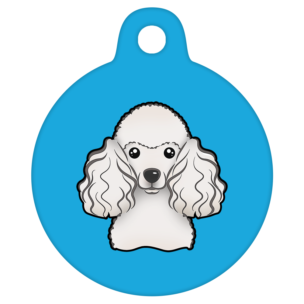 38mm Diameter Large Size - Poodle Design