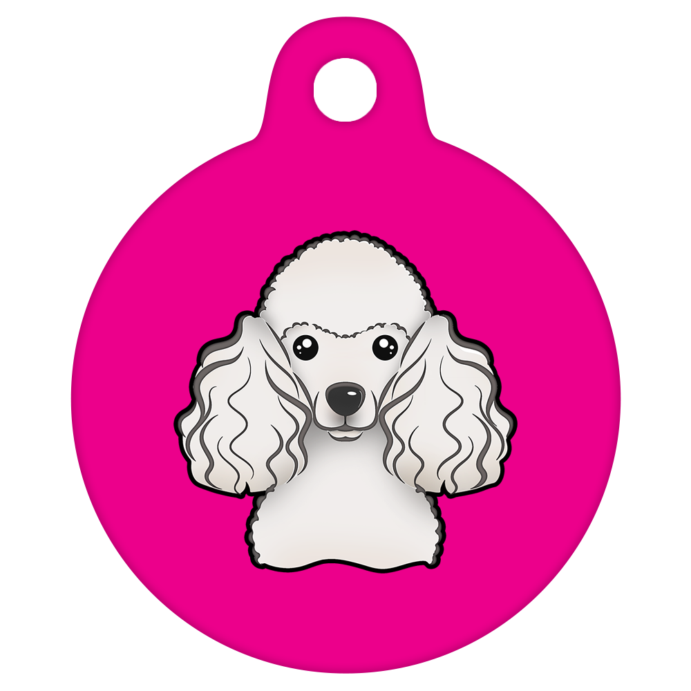 38mm Diameter Large Size - Poodle Design