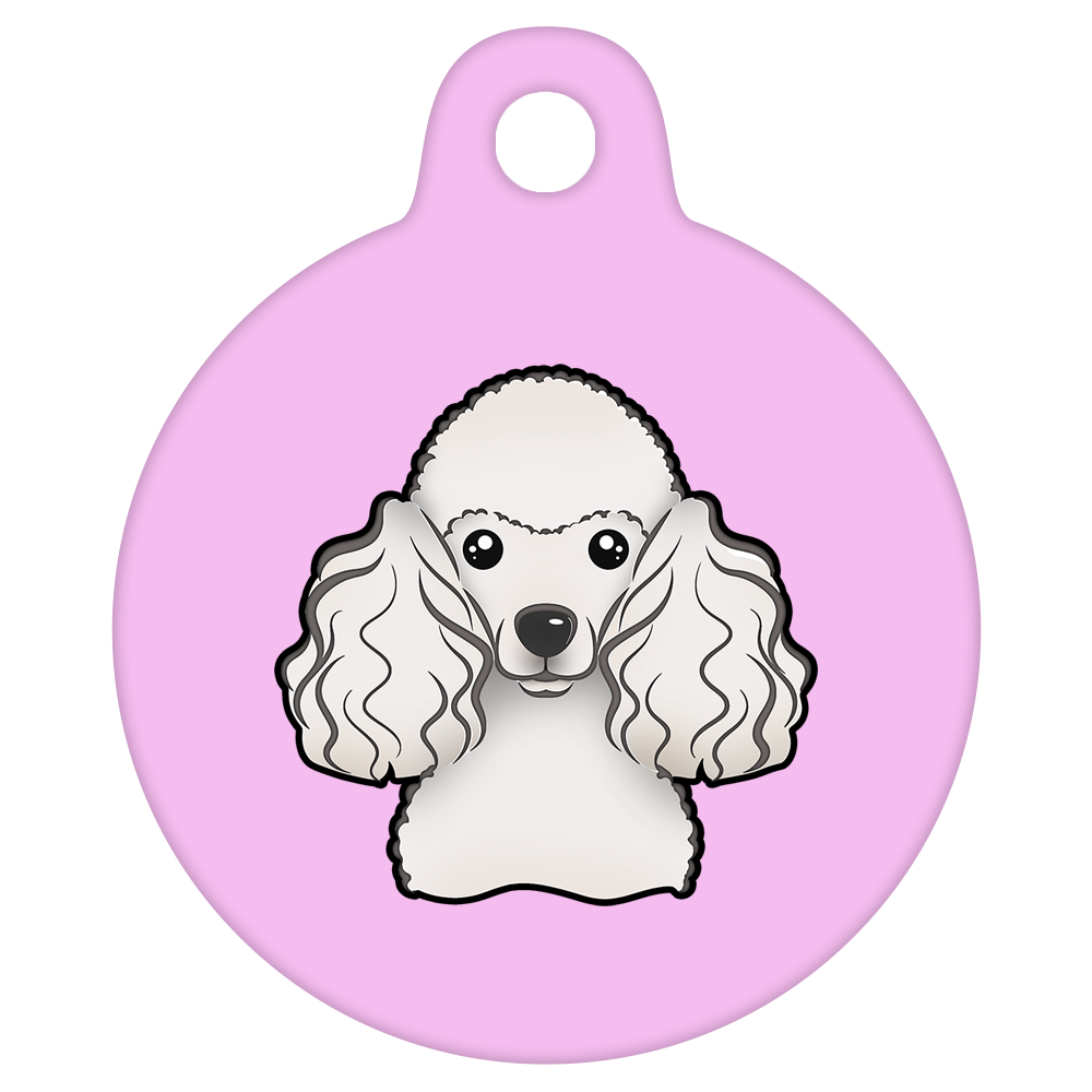 38mm Diameter Large Size - Poodle Design
