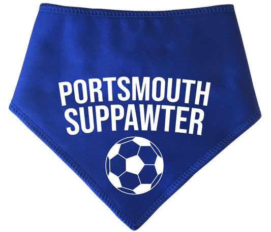 Portsmouth  Suppawter Football Dog Bandana