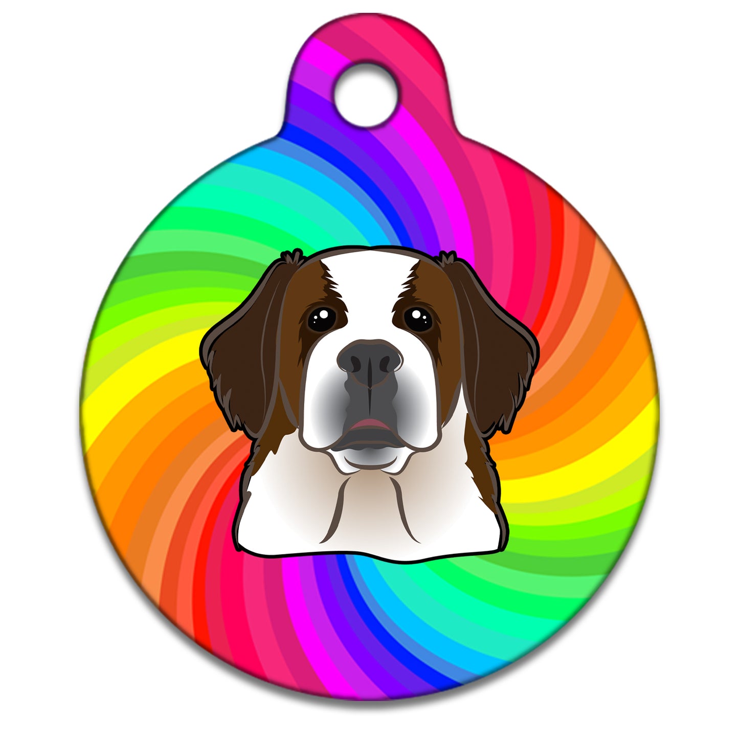 25mm Diameter Small Size - Saint Bernard Dog