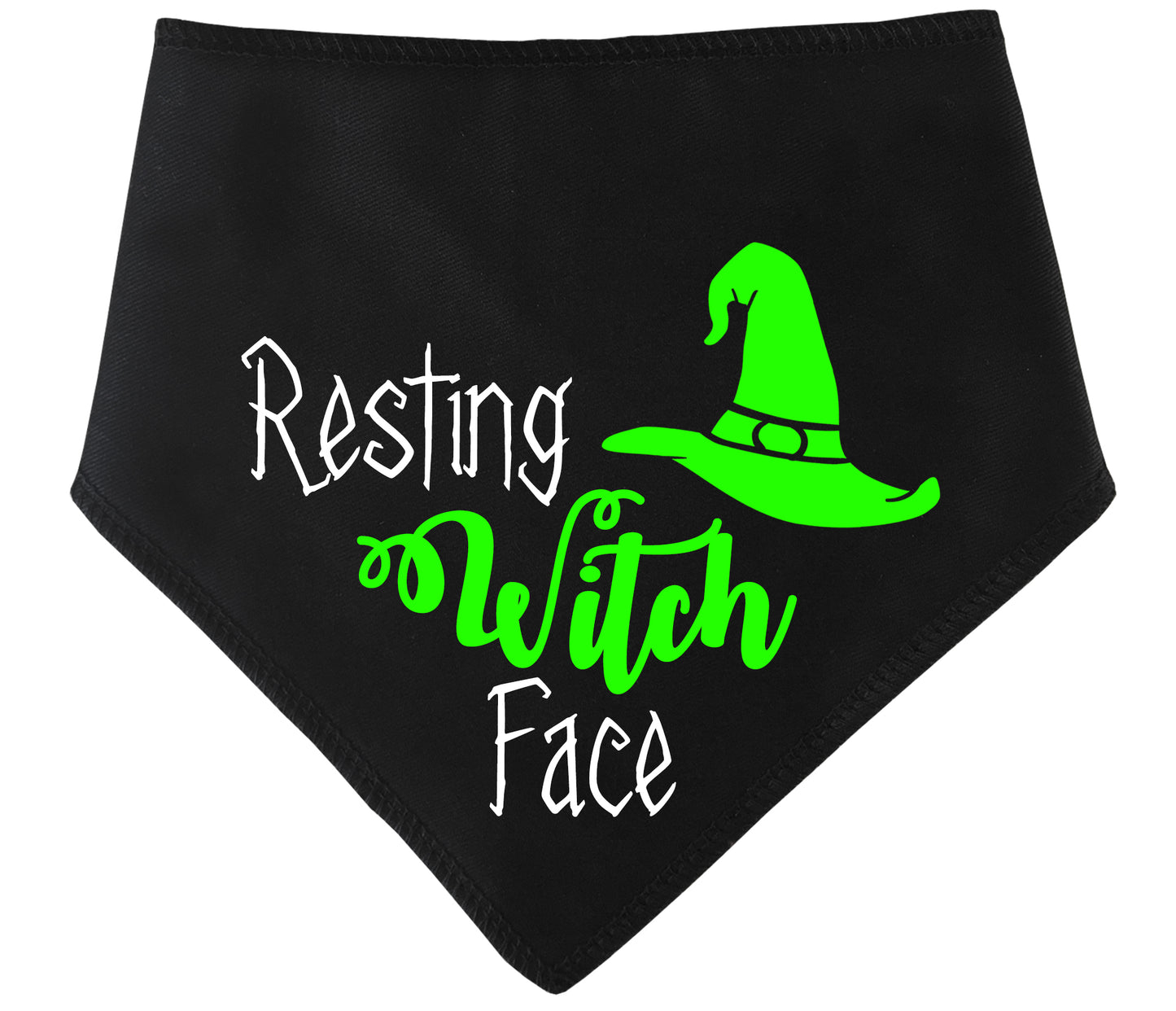 Resting Witch Face Dog Bandana