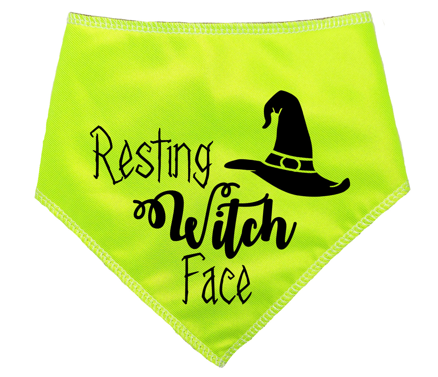 Resting Witch Face Dog Bandana