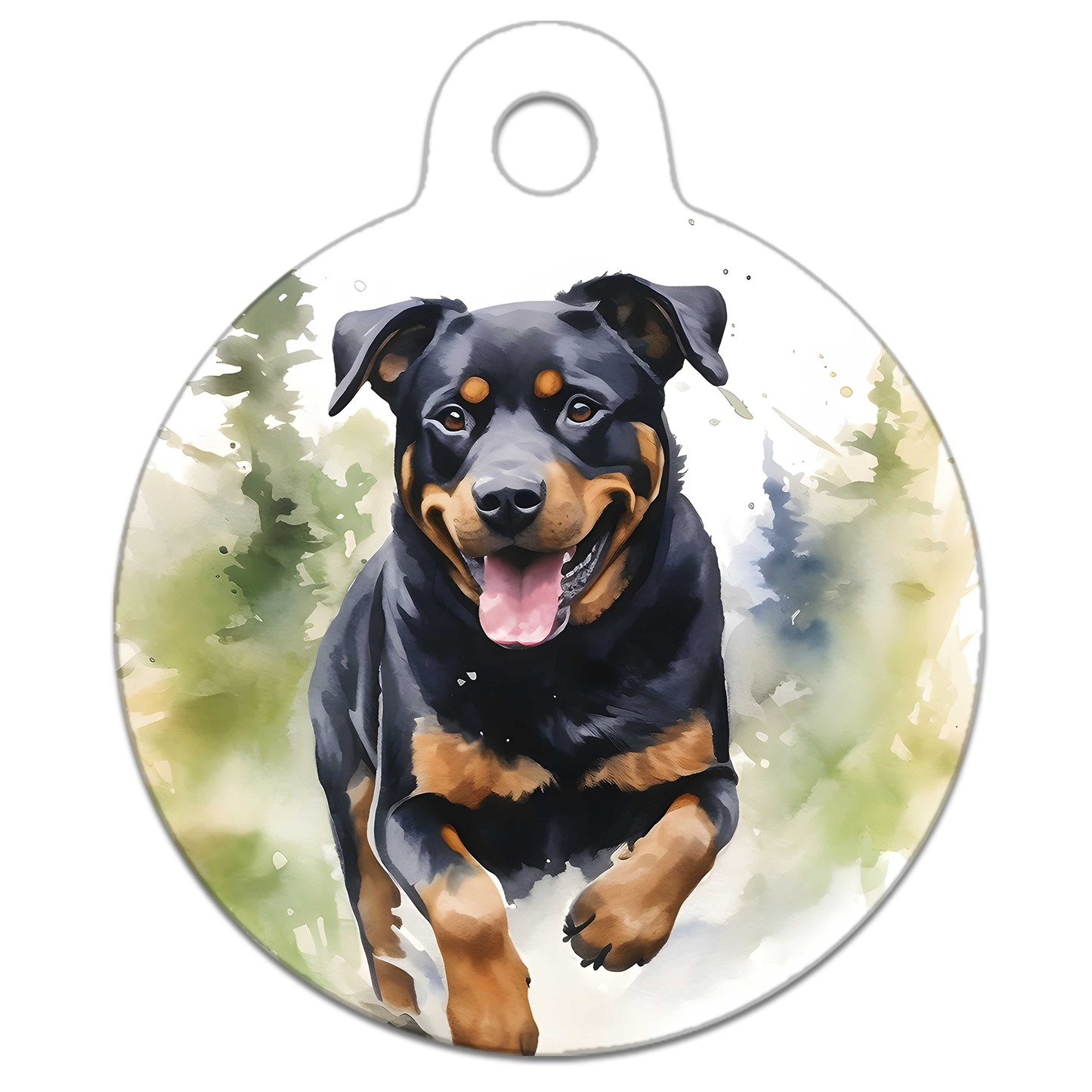 Woodland Running Dog Tag