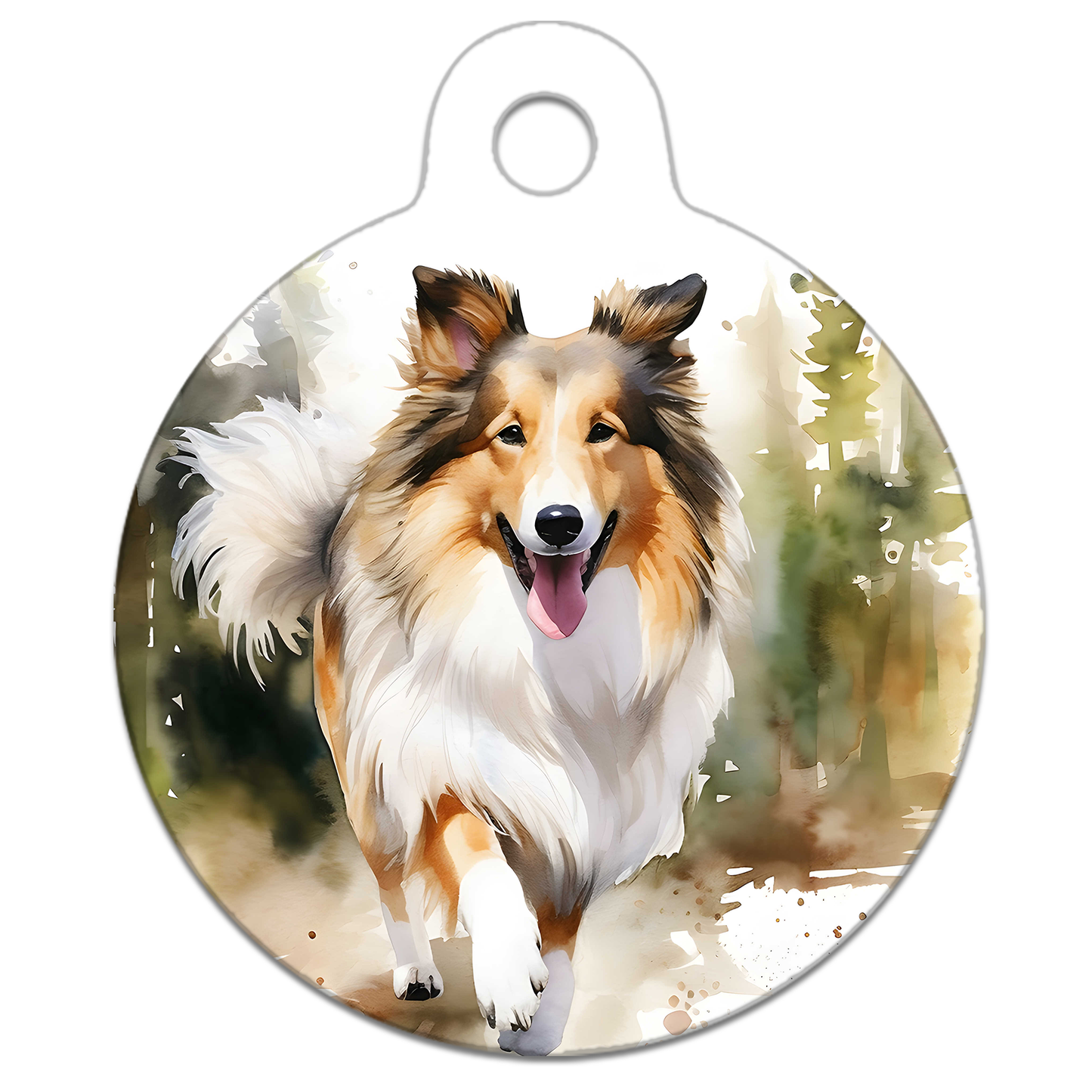 Woodland Running Dog Tag