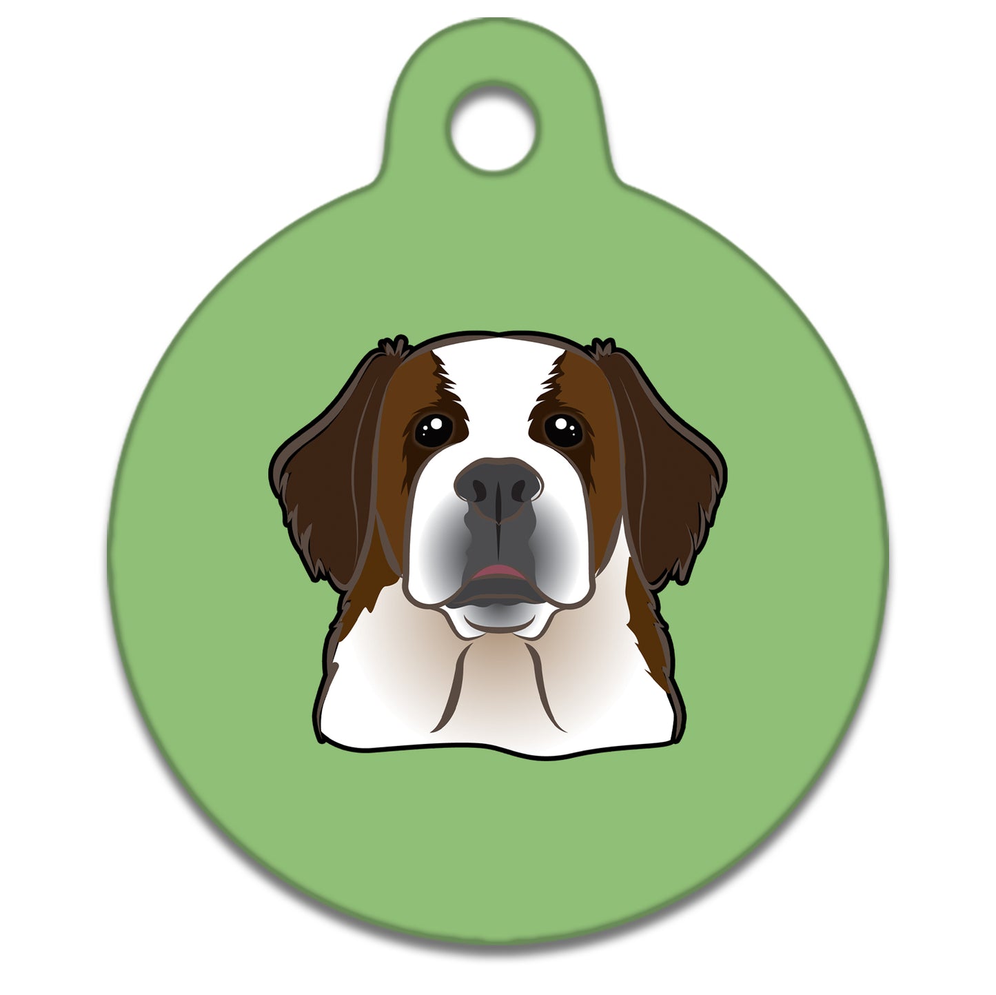 25mm Diameter Small Size - Saint Bernard Dog