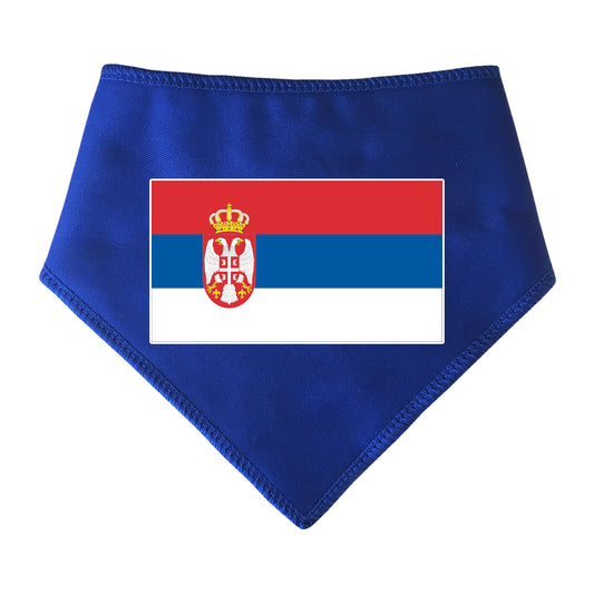 Serbia Flag Dog Bandana