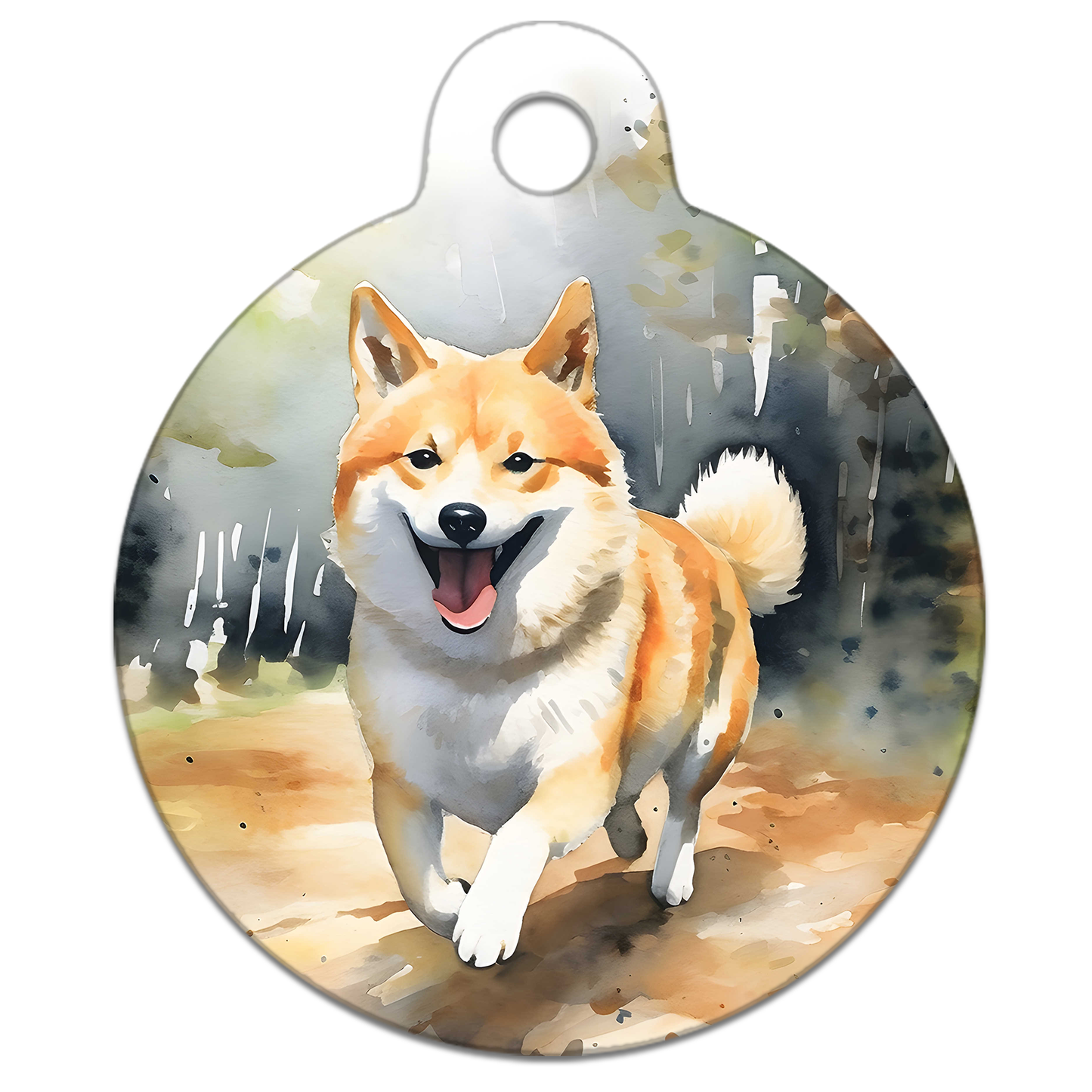 Woodland Running Dog Tag