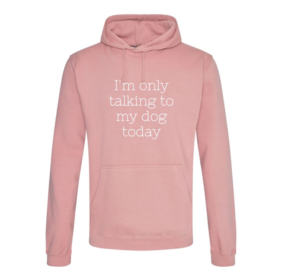 I'm Only Talking To My Dog Today Hoodie