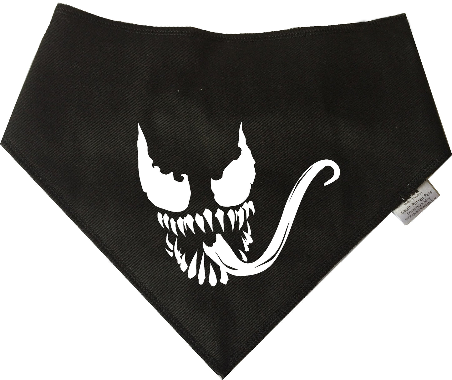 Venom Face Dog Bandana