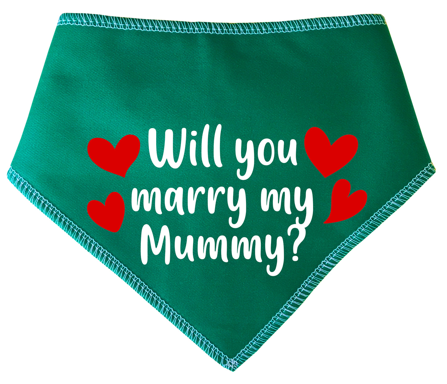 Will You Marry My Mummy? Dog Bandana