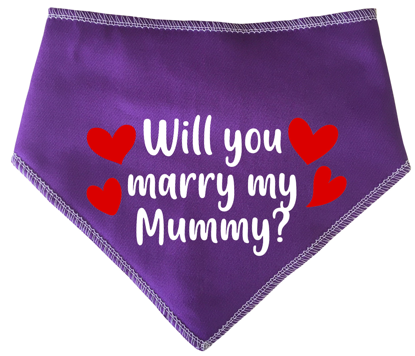 Will You Marry My Mummy? Dog Bandana