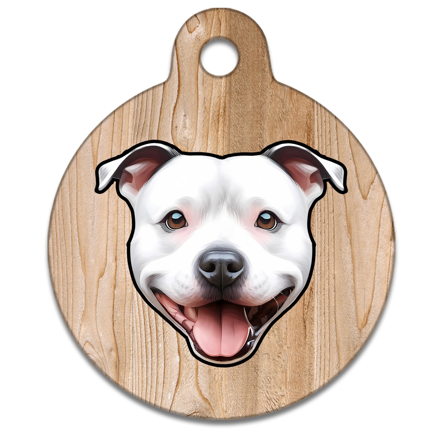 19mm Diameter Tiny Size - Staffie Dog