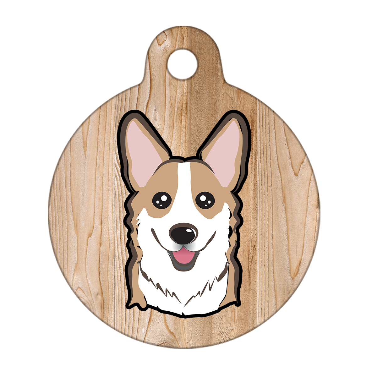 19mm Diameter Tiny Size - Corgi Dog