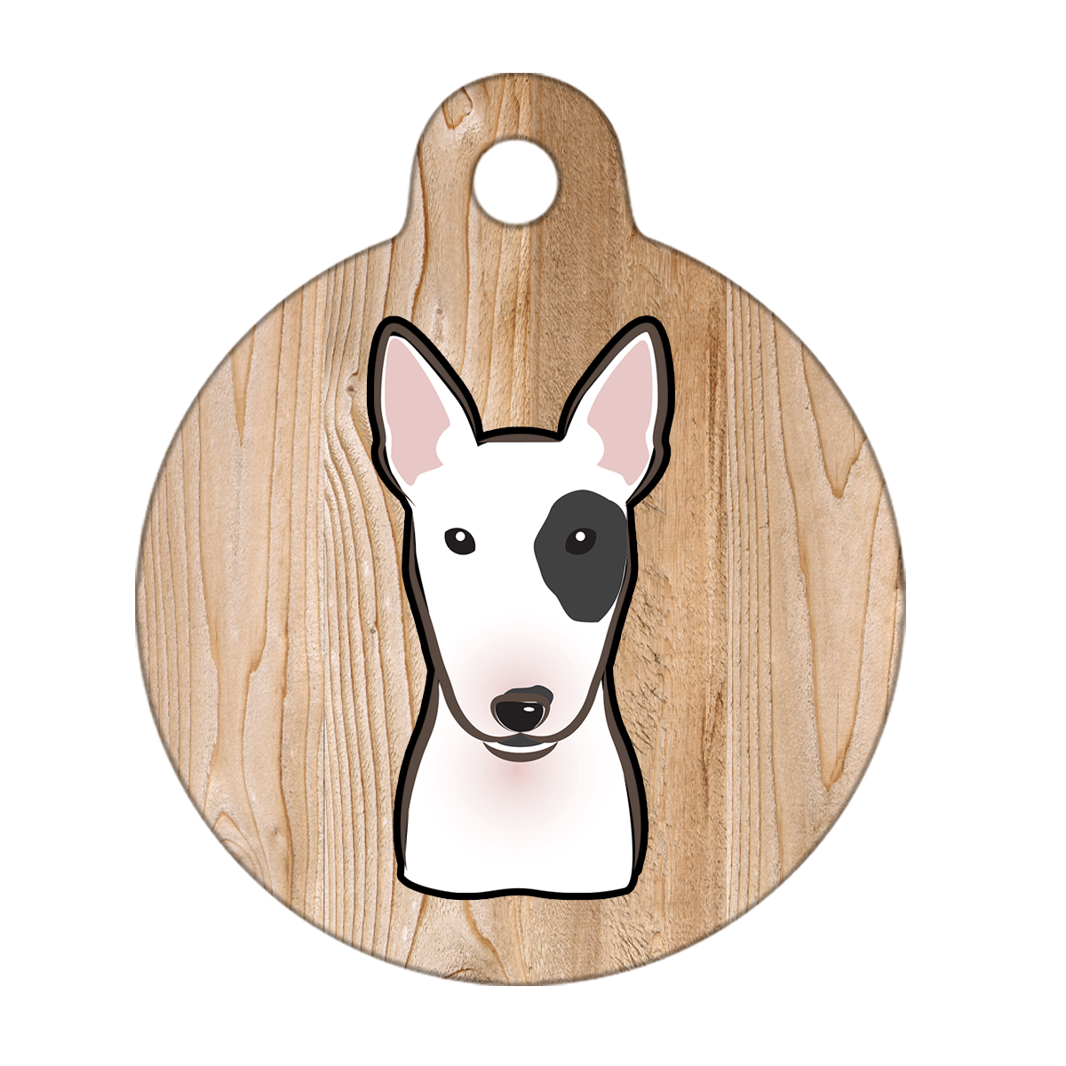 25mm Diameter Small Size - Bull Terrier Dog