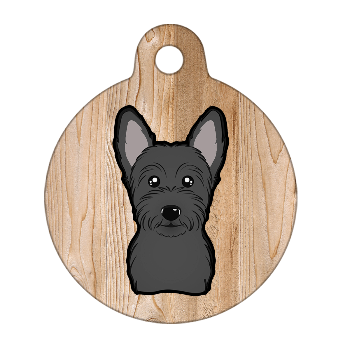 31mm Diameter Medium Size - Scottish Terrier Dog