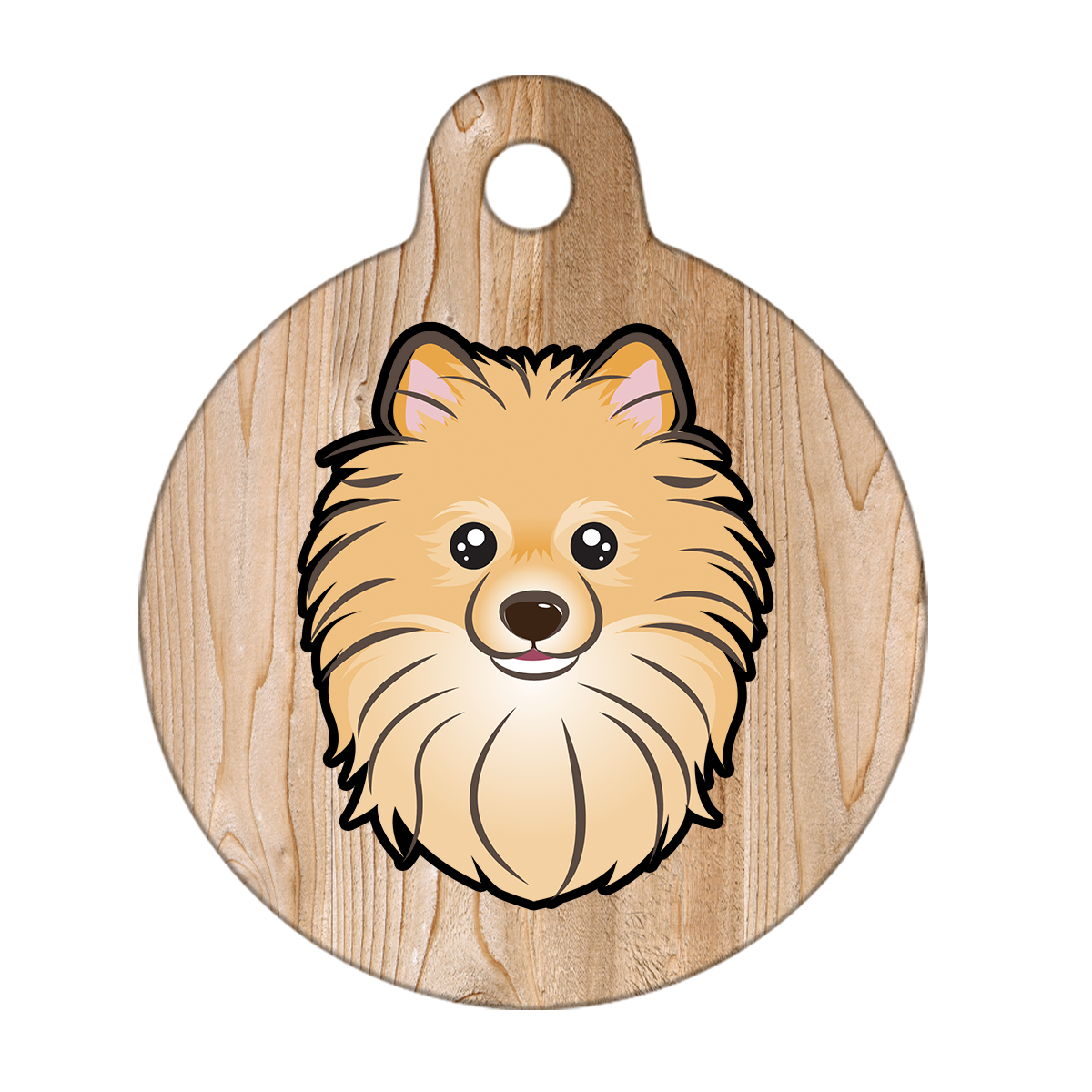 19mm Diameter Tiny Size - Pomeranian Dog