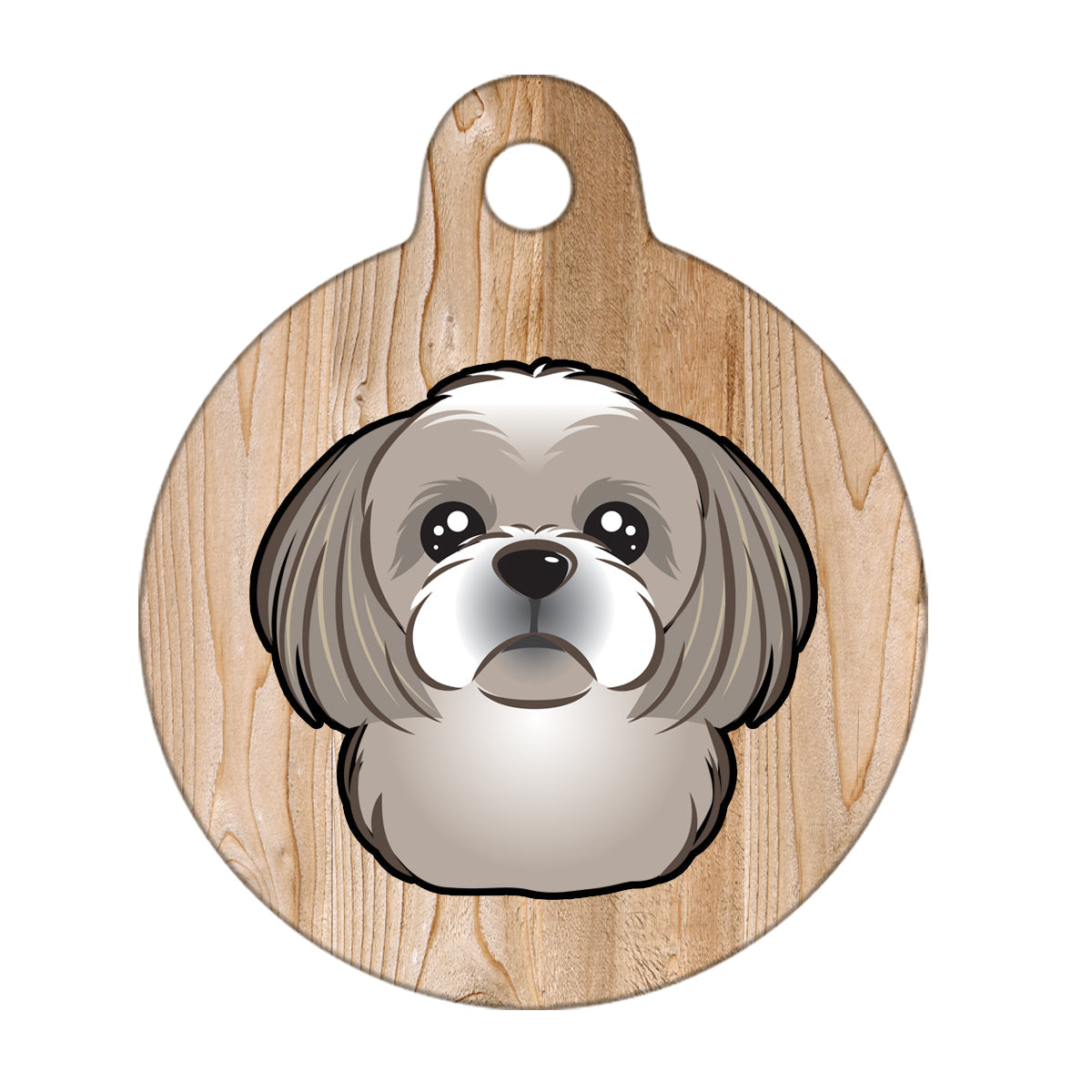 25mm Diameter Small Size - Shih Tzu Dog