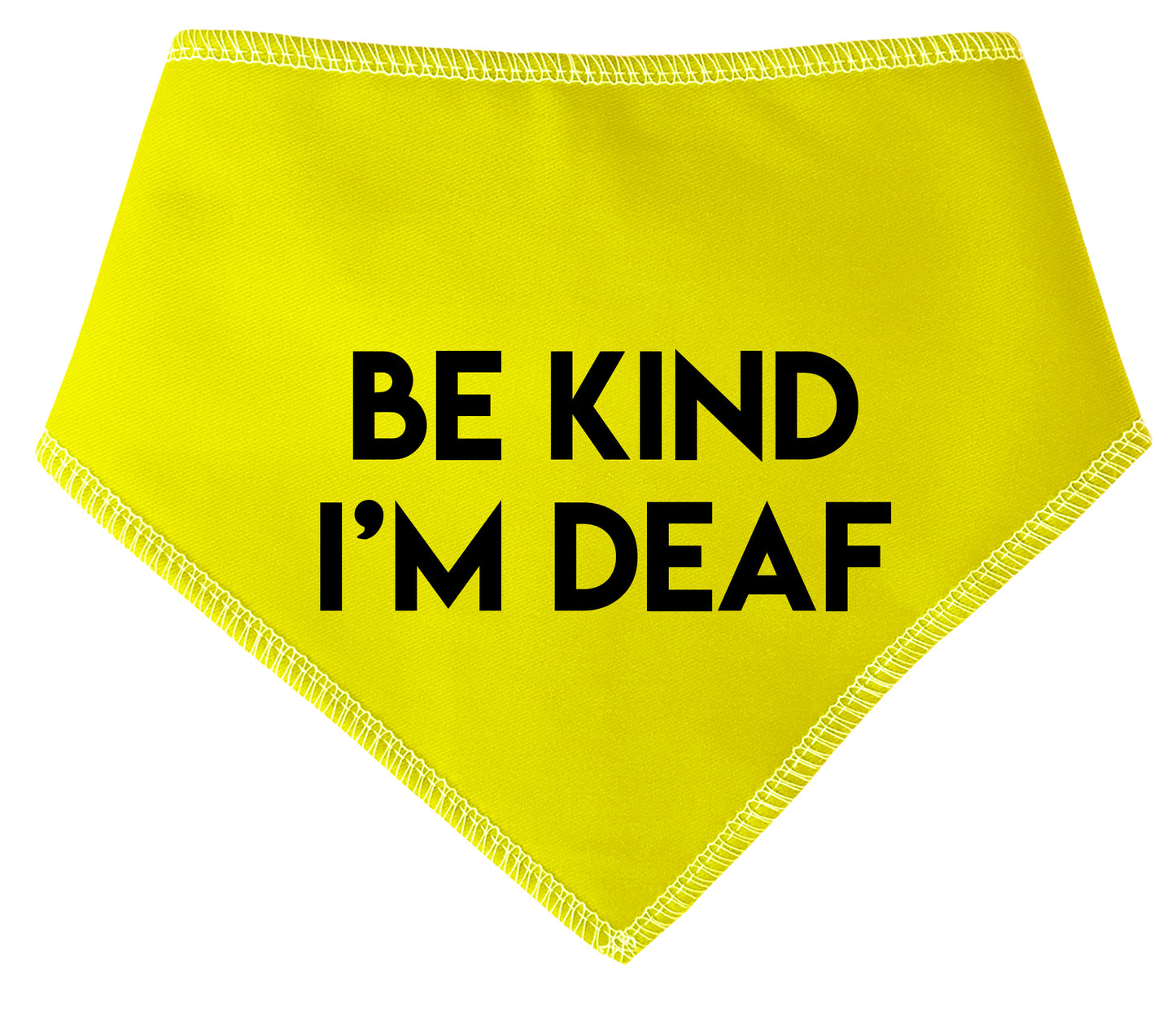 BE KIND I'M DEAF Dog Bandana