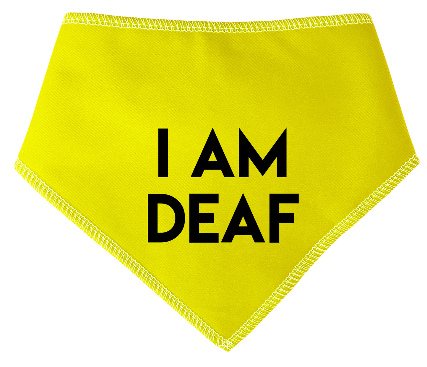 I Am Deaf Dog Bandana