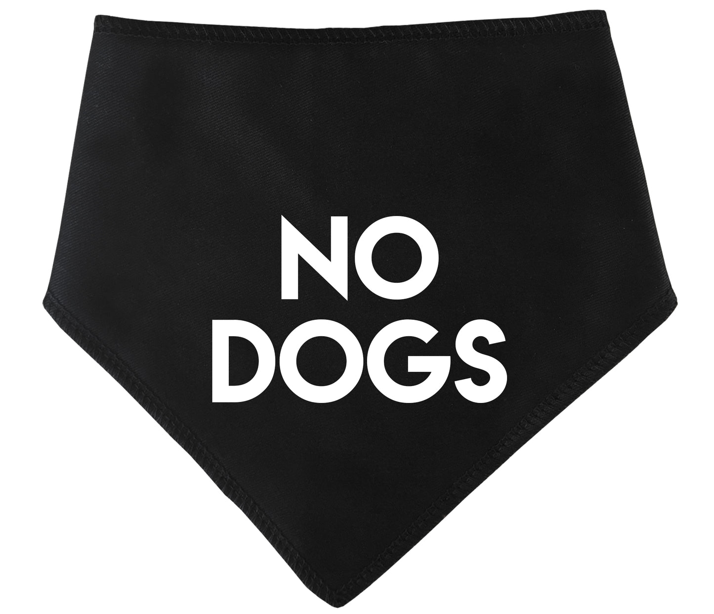 No Dogs Dog Bandana