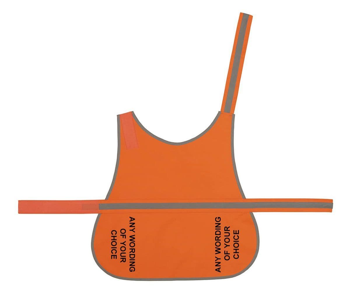 ANY WORDING OF YOUR CHOICE Personalised High Visibility Lightweight Coat
